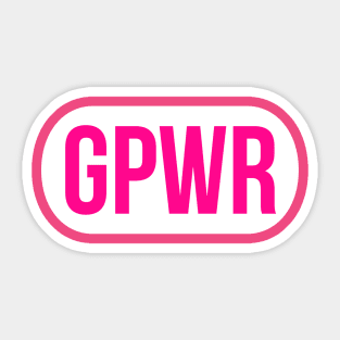 GPWR Sticker